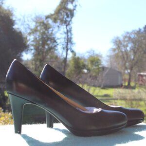 NWOT NATURALIZER MICHELLE PUMP BLACK HEELS SIZE 11 W